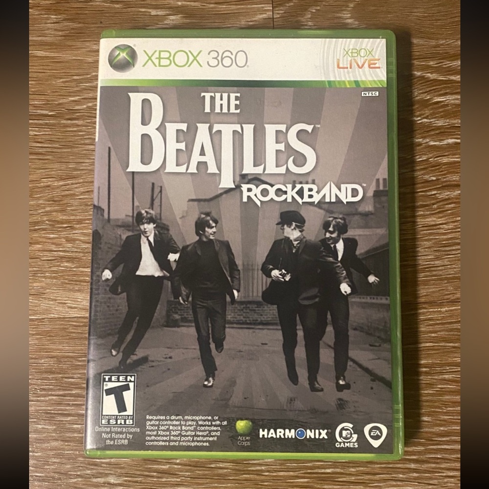 XBOX 360 The Beatles Rock Band Game EUC